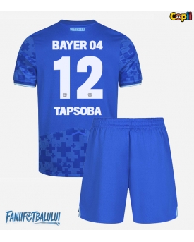 Bayer Leverkusen Edmond Tapsoba #12 Echipament de Fotbal Replică 2025-26 Copii Treilea (+ Șorturi)